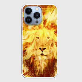 Чехол для iPhone 13 Pro с принтом Лев в Новосибирске,  |  | cat | kitten | kitty | lion | pet | tiger | арт | взгляд | животные | кот | котёнок | коты | котятки | котятушки | кошечки | кошка | кошки | лев | мордочка | тигр