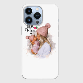 Чехол для iPhone 13 Pro с принтом Best Mom в Новосибирске,  |  | Тематика изображения на принте: 2021 | best mom | mom | беременность | доченька | дочка | дочке | лучшая мама | люблю маму | любовь | мама | маме | мамочка | мамочке | мамуле | мамуля | пузожитель | рождение ребенка | самая лучшая мама | семья