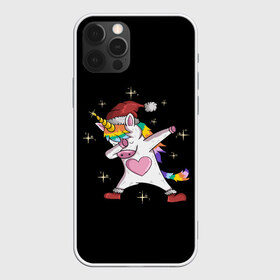 Чехол для iPhone 12 Pro Max с принтом Unicorn Dab в Новосибирске, Силикон |  | art | christmas | dab | heart | new year | rainbow | santa hat | stars | unicorn | арт | единорог | звезды | новый год | радуга | рождество | сердце | шапка санты