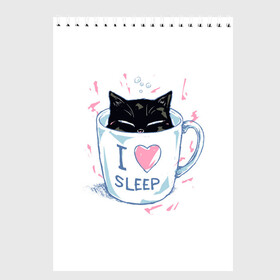 Скетчбук с принтом Я Люблю Спать в Новосибирске, 100% бумага
 | 48 листов, плотность листов — 100 г/м2, плотность картонной обложки — 250 г/м2. Листы скреплены сверху удобной пружинной спиралью | cat | cats | coffee | i | love | nekoffee | night | sleep | вечер | жарко | зима | кот | котенок | котик | котэ | котяра | котята | кофе | кошка | люблю | любовь | нежное | нежный | ночь | сон | спать | тепло | холод | холодно | я