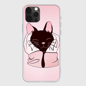 Чехол для iPhone 12 Pro Max с принтом Любовь в Новосибирске, Силикон |  | cat | cats | heart | i | love | night | sleep | вечер | жарко | зима | кот | котенок | котик | котэ | котяра | котята | кошка | люблю | любовь | нежное | нежный | ночь | сердечко | сердце | сон | спать | тепло | холод | холодно | я