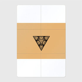 Магнитный плакат 2Х3 с принтом Магический треугольник-оберег в Новосибирске, Полимерный материал с магнитным слоем | 6 деталей размером 9*9 см | Тематика изображения на принте: знаки | оберег | символика | симметрия | талисман | татуировки. | треугольник | узоры