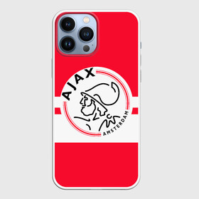 Чехол для iPhone 13 Pro Max с принтом AJAX AMSTERDAM в Новосибирске,  |  | ajax | amsterdam | football | holland | red | sport | team | white | амстердам | аякс | гол | голландия | красный | логотип | мяч | нидерланды | полосы | спорт | футбол