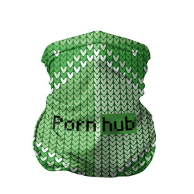 Бандана-труба 3D с принтом PornHub в Новосибирске, 100% полиэстер, ткань с особыми свойствами — Activecool | плотность 150‒180 г/м2; хорошо тянется, но сохраняет форму | cool | fashion | green | hype | pattern | rdmerryhab | зеленый | круто | мода | узор | хайп