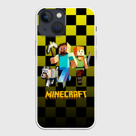 Чехол для iPhone 13 mini с принтом Minecraft (S) в Новосибирске,  |  | craft | creeper | dungeon | dungeons | earth | game | logo | mine | minecraft | minecraft dungeons | mobile | online | дунгеонс | земля | зомби | игра | крипер | лого | майкрафт | майнкрафт | онлайн | подземелье