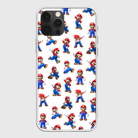 Чехол для iPhone 12 Pro Max с принтом Mario в Новосибирске, Силикон |  | Тематика изображения на принте: mario | mario brothers | old game | retro game | super mario | super mario bros | super mario odyssey | водопроводчик | девочкам | детям | классика | мальчикам | марио | персонажи игр | рабочий | ретро игры | старые игры | супер ма