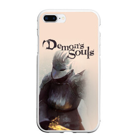 Чехол для iPhone 7Plus/8 Plus матовый с принтом Demons souls в Новосибирске, Силикон | Область печати: задняя сторона чехла, без боковых панелей | 