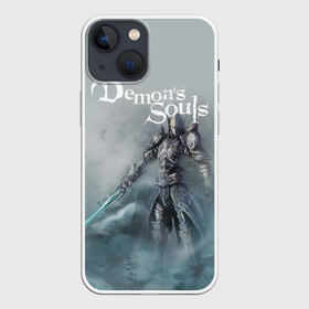 Чехол для iPhone 13 mini с принтом Demons souls в Новосибирске,  |  | dark souls | demon souls | demons souls | demons souls remastered | git gud | гит гуд | дарк соулз | демон соулз