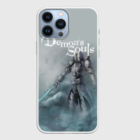 Чехол для iPhone 13 Pro Max с принтом Demons souls в Новосибирске,  |  | dark souls | demon souls | demons souls | demons souls remastered | git gud | гит гуд | дарк соулз | демон соулз