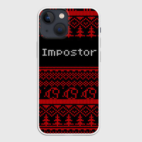 Чехол для iPhone 13 mini с принтом AMONG US   Impostor НОВЫЙ ГОД в Новосибирске,  |  | among | among us | amongus | crewmate | game | games | imposter | impostor | logo | monster | sabotage | shhh | амонг | амонг ас | амонгас | год | игра | игры | импостер | космос | крюмейт | лого | логотип | логотипы | монстр | новогодний | нов