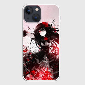 Чехол для iPhone 13 mini с принтом рандеву с жизнью в Новосибирске,  |  | date a live | saiaku no seirei | куруми | куруми токисаки | пистолет | рандеву с жизнью | токисаки