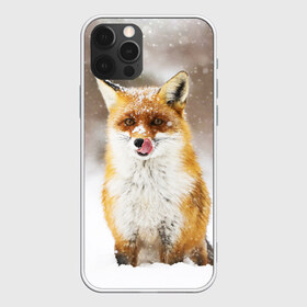 Чехол для iPhone 12 Pro Max с принтом Лиса в Новосибирске, Силикон |  | animal | fox | foxy | snow | winter | животное | животные | звери | зверь | зима | лиса | лисица | мороз | рыжая | снег | снежинка