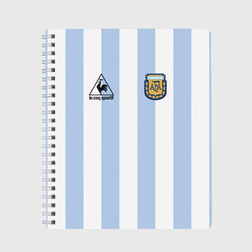 Тетрадь с принтом Diego Maradona 10 (Автограф) в Новосибирске, 100% бумага | 48 листов, плотность листов — 60 г/м2, плотность картонной обложки — 250 г/м2. Листы скреплены сбоку удобной пружинной спиралью. Уголки страниц и обложки скругленные. Цвет линий — светло-серый
 | Тематика изображения на принте: 10 | 1960 | 2020 | argentina | barcelona | diego | football | legend | leo | lionel | maradona | messi | retro | rip | soccer | автограф | аргентина | барселона | бога | диего | легенда | лионель | марадона | месси | мяч | ретро | роспись | р