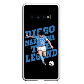 Чехол для Samsung Galaxy S10 с принтом Diego Maradona в Новосибирске, Силикон | Область печати: задняя сторона чехла, без боковых панелей | Тематика изображения на принте: 10 | 1960 | 2020 | argentina | barcelona | diego | football | legend | leo | lionel | maradona | messi | retro | rip | soccer | аргентина | барселона | бога | диего | легенда | лионель | марадона | месси | мяч | ретро | рука | форма | футбол