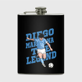 Фляга с принтом Diego Maradona в Новосибирске, металлический корпус | емкость 0,22 л, размер 125 х 94 мм. Виниловая наклейка запечатывается полностью | Тематика изображения на принте: 10 | 1960 | 2020 | argentina | barcelona | diego | football | legend | leo | lionel | maradona | messi | retro | rip | soccer | аргентина | барселона | бога | диего | легенда | лионель | марадона | месси | мяч | ретро | рука | форма | футбол
