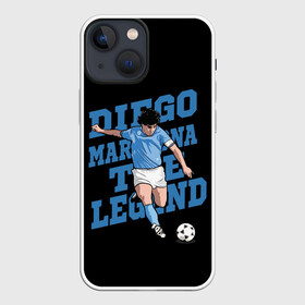 Чехол для iPhone 13 mini с принтом Diego Maradona в Новосибирске,  |  | 10 | 1960 | 2020 | argentina | barcelona | diego | football | legend | leo | lionel | maradona | messi | retro | rip | soccer | аргентина | барселона | бога | диего | легенда | лионель | марадона | месси | мяч | ретро | рука | форма | футбол