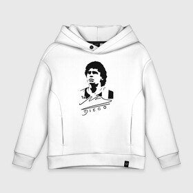 Детское худи Oversize хлопок с принтом Diego Maradona в Новосибирске, френч-терри — 70% хлопок, 30% полиэстер. Мягкий теплый начес внутри —100% хлопок | боковые карманы, эластичные манжеты и нижняя кромка, капюшон на магнитной кнопке | 10 | 1960 | 2020 | argentina | barcelona | diego | football | legend | leo | lionel | maradona | messi | retro | rip | soccer | автограф | аргентина | барселона | бога | диего | легенда | лионель | марадона | месси | мяч | ретро | роспись | р