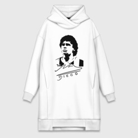 Платье-худи хлопок с принтом Diego Maradona в Новосибирске,  |  | 10 | 1960 | 2020 | argentina | barcelona | diego | football | legend | leo | lionel | maradona | messi | retro | rip | soccer | автограф | аргентина | барселона | бога | диего | легенда | лионель | марадона | месси | мяч | ретро | роспись | р