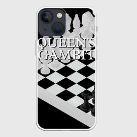 Чехол для iPhone 13 mini с принтом Ход Королевы в Новосибирске,  |  | beth harmon | chess | queens gambit | the queens gambit | аня тейлор джой | бет хармон | нетфликс | ход королевы | шахматы