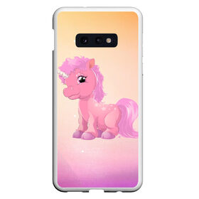 Чехол для Samsung S10E с принтом Unicorn в Новосибирске, Силикон | Область печати: задняя сторона чехла, без боковых панелей | арт | графика | единорог | животные | звери | пони