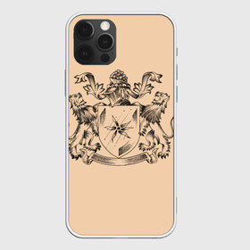 Чехол для iPhone 12 Pro Max с принтом Геральдика в Новосибирске, Силикон |  | Тематика изображения на принте: геральдика | гербы | графика. | доспехи | львы | морская звезда