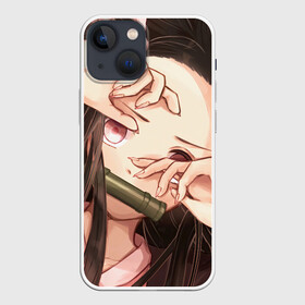 Чехол для iPhone 13 mini с принтом НЕЗУКА в Новосибирске,  |  | anime | demon slayer | kimetsu no yaiba | агацума | аниме | бесконечный поезд | дыхание воды | зеницу | иноске | иноске хашибира | клинок | клинок рассекающий демонов | манга | недзуко | незука | незуко | нэзуко