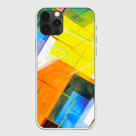Чехол для iPhone 12 Pro Max с принтом Геометрический хаос в Новосибирске, Силикон |  | абстракция | геометрия | квадрат | кисть | краска | прямоугольник | треугольник | фигура | хаос