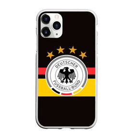 Чехол для iPhone 11 Pro матовый с принтом СБОРНАЯ ГЕРМАНИИ в Новосибирске, Силикон |  | flag | football | germany | logo | sport | team | германия | логотип | сборная | спорт | флаг | футбол