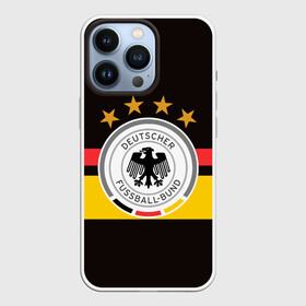 Чехол для iPhone 13 Pro с принтом СБОРНАЯ ГЕРМАНИИ в Новосибирске,  |  | flag | football | germany | logo | sport | team | германия | логотип | сборная | спорт | флаг | футбол