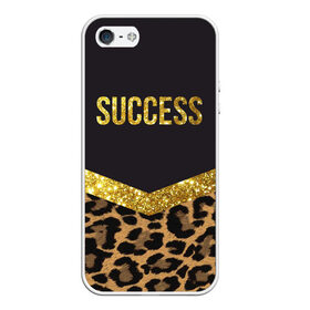 Чехол для iPhone 5/5S матовый с принтом Success в Новосибирске, Силикон | Область печати: задняя сторона чехла, без боковых панелей | success | swag | блеск | блестки | китч | леопард | леопардовый принт | понты | успех | успешные люди | фрик