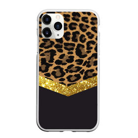 Чехол для iPhone 11 Pro Max матовый с принтом Леопардовый принт в Новосибирске, Силикон |  | success | swagg | блеск | блестки | животнй принт | золотистый | золото | золотой | леопард | леопардовый принт | понты | тигровый