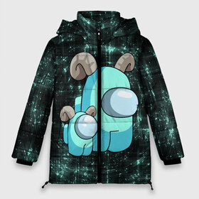 Женская зимняя куртка 3D с принтом AMONG US - С РОЖКАМИ в Новосибирске, верх — 100% полиэстер; подкладка — 100% полиэстер; утеплитель — 100% полиэстер | длина ниже бедра, силуэт Оверсайз. Есть воротник-стойка, отстегивающийся капюшон и ветрозащитная планка. 

Боковые карманы с листочкой на кнопках и внутренний карман на молнии | among | among us | amongus | crewmate | game | games | imposter | impostor | logo | monster | sabotage | shhh | амонг | амонг ас | амонгас | игра | игры | импостер | космос | крюмейт | лого | логотип | логотипы | монстр | саботаж | символ | сим