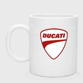 Кружка с принтом Ducati Logo (Z) в Новосибирске, керамика | объем — 330 мл, диаметр — 80 мм. Принт наносится на бока кружки, можно сделать два разных изображения | Тематика изображения на принте: audi | audi ag | corse | ducati | ducati corse | ducati motor holding | hypermotard | multistrada | panigale | scrambler | streetfighter | supersport | дукати | массимо борди | мото | фабио тальони