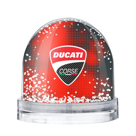 Игрушка Снежный шар с принтом Ducati Corse | Дукати (Z) в Новосибирске, Пластик | Изображение внутри шара печатается на глянцевой фотобумаге с двух сторон | audi | audi ag | corse | ducati | ducati corse | ducati motor holding | hypermotard | multistrada | panigale | scrambler | streetfighter | supersport | дукати | массимо борди | мото | фабио тальони