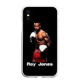 Чехол для iPhone XS Max матовый с принтом Roy Jones в Новосибирске, Силикон | Область печати: задняя сторона чехла, без боковых панелей | boxer | boxing | great boxer | roy jones | roy jones lettering | roy jones print | бокс | боксер | великий боксер | надпись roy jones | принт roy jones | рой джонс