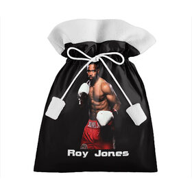 Подарочный 3D мешок с принтом Roy Jones в Новосибирске, 100% полиэстер | Размер: 29*39 см | Тематика изображения на принте: boxer | boxing | great boxer | roy jones | roy jones lettering | roy jones print | бокс | боксер | великий боксер | надпись roy jones | принт roy jones | рой джонс