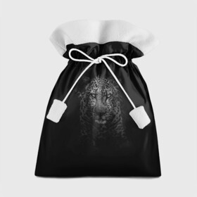 Подарочный 3D мешок с принтом Ягуар выходит из тени в Новосибирске, 100% полиэстер | Размер: 29*39 см | jaguar | барс | животное | зверь | кошка | черный | ягуар