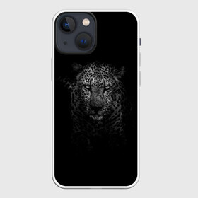 Чехол для iPhone 13 mini с принтом Ягуар выходит из тени в Новосибирске,  |  | jaguar | барс | животное | зверь | кошка | черный | ягуар