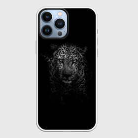 Чехол для iPhone 13 Pro Max с принтом Ягуар выходит из тени в Новосибирске,  |  | Тематика изображения на принте: jaguar | барс | животное | зверь | кошка | черный | ягуар