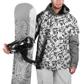 Накидка на куртку 3D с принтом Дзен в Новосибирске, 100% полиэстер |  | Тематика изображения на принте: abstract | flowers | texturae | абстракция | белый | стиль | текстура | цветы | черно белый | черный