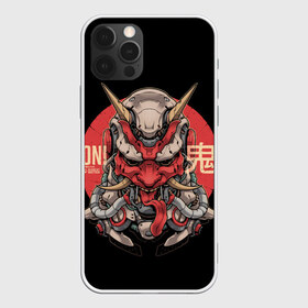 Чехол для iPhone 12 Pro Max с принтом Cyber Oni Samurai в Новосибирске, Силикон |  | 2077 | art | blood | cyber | cyberpunk | dead | death | demon | japan | mask | ninja | oni | samurai | shadow | shogun | tokyo | warior | арт | воин | война | демон | катана | кибер | киберпанк | кровь | маска | мертвый | ниндзя | путь | самурай