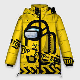 Женская зимняя куртка 3D с принтом AMONG US - BIOHAZARD в Новосибирске, верх — 100% полиэстер; подкладка — 100% полиэстер; утеплитель — 100% полиэстер | длина ниже бедра, силуэт Оверсайз. Есть воротник-стойка, отстегивающийся капюшон и ветрозащитная планка. 

Боковые карманы с листочкой на кнопках и внутренний карман на молнии | among | among us | amongus | crewmate | game | games | imposter | impostor | logo | monster | sabotage | shhh | амонг | амонг ас | амонгас | игра | игры | импостер | космос | крюмейт | лого | логотип | логотипы | монстр | саботаж | символ | сим