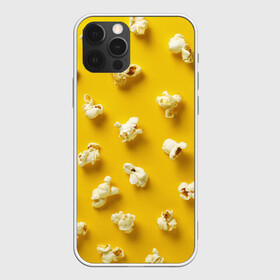 Чехол для iPhone 12 Pro с принтом Попкорн в Новосибирске, силикон | область печати: задняя сторона чехла, без боковых панелей | popcorn | воздушная | еда | кино | кинотеатр | кукуруза | кушать | попкорн | сладкий | соленый | сырный | хрустящий
