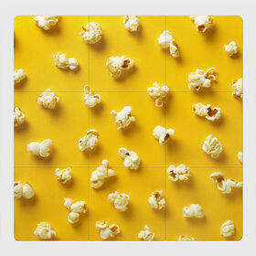 Магнитный плакат 3Х3 с принтом Попкорн в Новосибирске, Полимерный материал с магнитным слоем | 9 деталей размером 9*9 см | popcorn | воздушная | еда | кино | кинотеатр | кукуруза | кушать | попкорн | сладкий | соленый | сырный | хрустящий