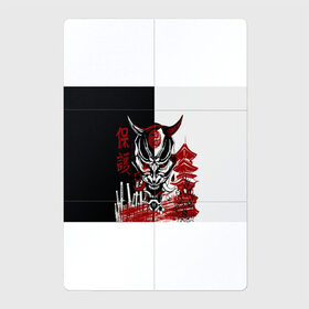 Магнитный плакат 2Х3 с принтом Самурай Samurai в Новосибирске, Полимерный материал с магнитным слоем | 6 деталей размером 9*9 см | cyberpunk 2077 | ninja | samurai | киберпанк | маска самурая | путь война | самурай | сёгун | семь самураев | токио | чёрный самурай | японский самурай