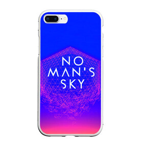 Чехол для iPhone 7Plus/8 Plus матовый с принтом NO MANS SKY в Новосибирске, Силикон | Область печати: задняя сторона чехла, без боковых панелей | action | hello games | next. | no man s sky | no man sky | space | выживание | космос