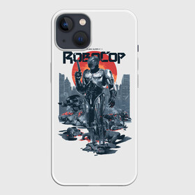 Чехол для iPhone 13 с принтом Робот полицейский в Новосибирске,  |  | film | robo cop | robocop | абстрактное | девяностые | робокоп | робот коп | стильное | фильм