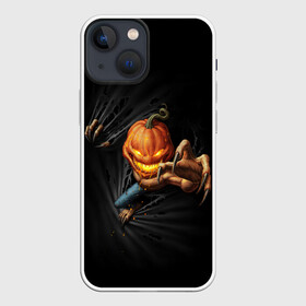 Чехол для iPhone 13 mini с принтом Jack Skellington в Новосибирске,  |  | 666 | blood | dracula | horror | inside | jack | king | pumpkin | scream | skellington | vampire | вампир | внутри | дракула | древний | король | крик | кровь | тыква | ужасы | хоррор