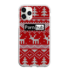 Чехол для iPhone 11 Pro матовый с принтом Pornhub в Новосибирске, Силикон |  | deer | fashion | horns | new year | pattern | vanguard | x mas tree | авангард | ёлка | мода | новый год | олень | рога | узор