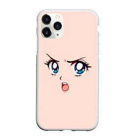 Чехол для iPhone 11 Pro матовый с принтом Angry anime girl в Новосибирске, Силикон |  | Тематика изображения на принте: angry | anime | art | big | eyes | face | girl | kawaii | manga | style | аниме | арт | взгляд | глаза | девушка | злой | кавай | лицо | манга